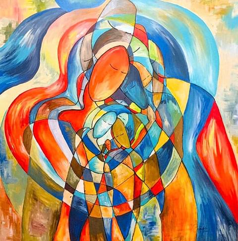 Obra Abrazo de Eliana Femenia de la categoría Artes Visuales